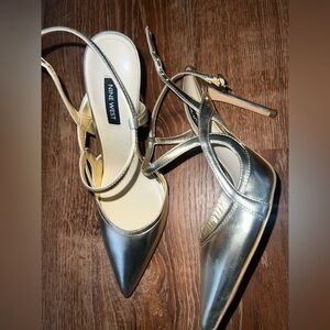 Nine West Metallic Heels